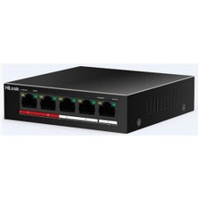 İsmiyle Al Hılook NS-0105P-35(B), 4 Port, Megabit, Poe 35W, 1 Port Megabit Uplink, Long Range 250METRE, Yöneti