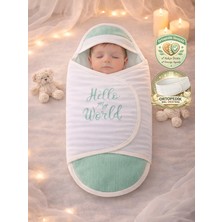 Özgürce Organik Pamuk Bebek Kundak Battaniyesi ve Uyku Tulumu, 0-9 Ay, Hipoalerjenik