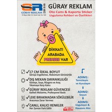 Güray Reklam Arabada Prenses Var Oto Cam & Kaporta Sticker (17 Cm)