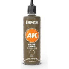 Ak Interactive Ak 11249 100 Ml. Zeytin Yeşili Astar (Olive Drab Primer) 3gen Akrilik Model Boyası