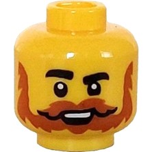 LEGO Minifigür Parçaları: Kafa: 3626PB3393