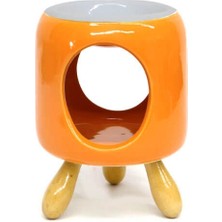 Starseven Buhurdanlık Seramik Ahşap Ayaklı