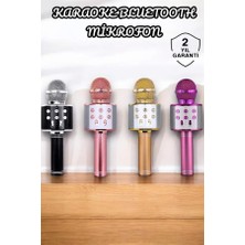 Derin Stok Şarjlı ve Uzun Pil Ömürlü Karaoke Mikrofon USB Bellek Destekli, Profesyonel Ses