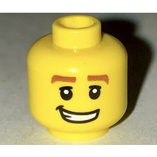 LEGO Minifigür Parçaları: Kafa: 3626PB0510
