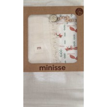 Özgürce Yumuşak Penye ve Muslin Battaniye, Emzik Askısı 3'lü Set Kutulu