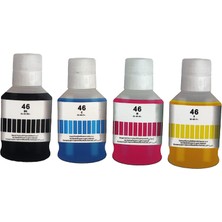 Melsan Canon Maxify Gı-46 Uyumlu Muadil Mürekkep Seti – 4 Renk Takım