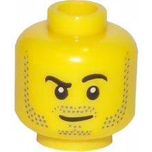 LEGO Minifigür Parçaları: Kafa: 3626PB1965