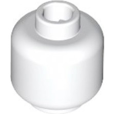 LEGO Minifigür Parçaları: Kafa: 3626 Beyaz