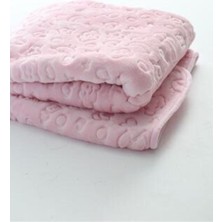 Özgürce Yumuşak Kabartmalı Pelüş Bebek Battaniyesi 100X120CM, Rahat ve Şık Tasarım