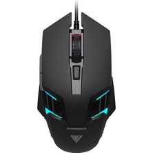 İsmiyle Al Gamdıas Aura Gs4, Çok Renkli Aydınlatma,  USB Kablolu, 6 Tuşlu, Gaming Mouse, 3.600 Dpı, Siyah