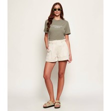 Guess W6GI03K2657 Xns Logo Tee Kadın Tişört