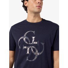 Guess M6RI03I3Z14 Ss Bsc Shimmer Quatt Erkek Tişört