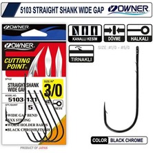 Owner 5103 Straight Shank Wide Uzun Lüfer Iğnesi