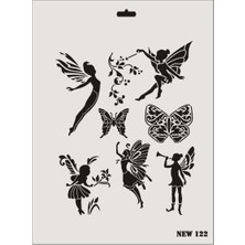 İsmiyle Al Rich New Seri N122 Stencil 35X25 cm