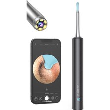 İsmiyle Al Bebırd T5 3mp Kamera 3.5mm Lens Şarjlı Wıfı Görüntülü Kulak Temizleyici Siyah Renk