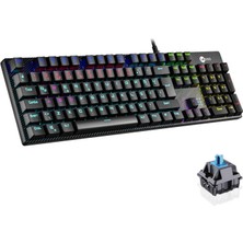 İsmiyle Al Lenovo Lecoo KG1101 Q Trk Usb+Makro Tuşlu Mekanik+Blue Switch Rgb Aydınlatmalı Gaming Klavye