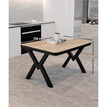 Avenza Living Modern 70X110 Yemek Masası | Minimal Tasarım Mutfak & Balkon Masası