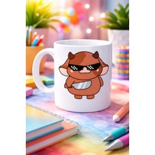 İsmiyle Al Havalı Inek Figürlü Porselen Kupa Model 95 – Eğlenceli Tasarım Ofis &amp; Ev Için Özel Ku