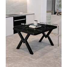 Avenza Living Modern 70X110 Yemek Masası | Minimal Tasarım Mutfak & Balkon Masası