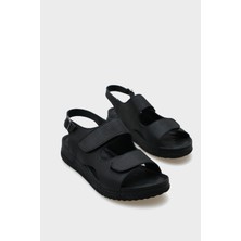 Capone Outfitters Ember Cırtlı Deri Konfor Anatomik Kadın Sandalet