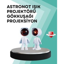 Derin Stok 360° Ayarlanabilir Başlıklı Astronot Gece Lambası