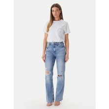 Guess W6GI17K3037 Ss Cn Pocket G Logo Kadın Tişört