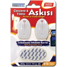 İsmiyle Al Vodaseal Çerçeve ve Tablo Askısı 2’li Set
