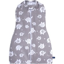 Özgürce Sevimli Fil Desenli Yenidoğan Tulum ve Kundak Seti, Rahat ve Güzel Günler