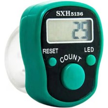 Mucit Home Yeşil Sesli Işıklı Zikirmatik Dijital Yüzük Tesbih Her 100 De Alarm