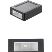 Derin Stok Solar Güneş Enerjili Çift Taraflı Duvar Lambası Çift Taraflı Duvar Lamba Güneş Enerjili