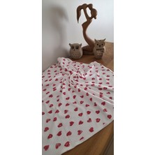 Özgürce Yumuşak Çift Kat Pamuklu Bebek Battaniyesi, 80X90 Cm, Yeni Doğanlara Uygun