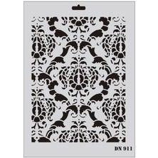 İsmiyle Al Rich Dantel Seri DN911 Stencil 35X25 cm
