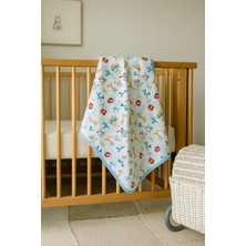 Özgürce Yenidoğan ve Çok Amaçlı 80X90 Biyeli %100 Pamuklu Bebek Battaniyesi