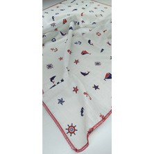 Özgürce Yumuşak Çok Amaçlı 80X90 Müslin Bebek Battaniyesi, %100 Pamuk