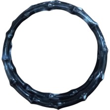 Çanta Sapı Akrilik Yuvarlak Siyah