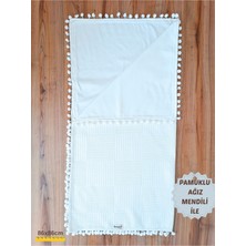 Özgürce Organik Pamuk Bebek Battaniyesi, Çift Taraflı, 86X86CM, Yumuşak ve Doğal