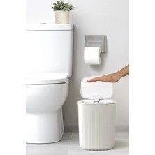 Geseus Sensörlü Otomatik Plastik Çöp Kovası 12 Litre-Beyaz Yerli Üretim - Oky