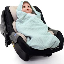 Özgürce Yumuşak ve Hafif 4 Kat Müslin Bebek Battaniyesi 92X82 Cm, Rahat Kullanım