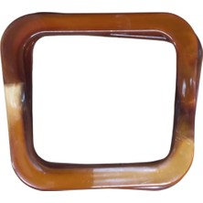 Çanta Sapı Kare Kahverengi 11 cm