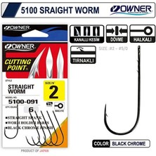 Owner 5100 Uzun Lüfer Iğnesi Iğne