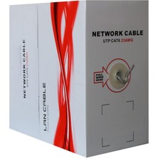 Anunnaki 305 Metre Cat6 Utp 23AWG Kablo Cat6 Network Ip Kamera Ethernet Kablosu 305M 0.56MM High Gigabit Lan