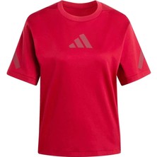 adidas Kadın  Kırmızı  T-shirt W Z.N.E. TEE KC7718