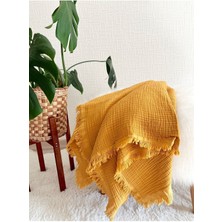 Özgürce Yumuşak 4 Katlı Müslin Bebek Battaniyesi 90X120 Cm, %100 Pamuk, Yeni Sezon