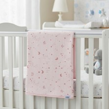 Özgürce Çift Kat Ay Yıldız Battaniye – Yumuşak ve Sıcak Tutan Tasarım