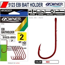 Owner 5123 Ebi Baitholder Red Hook