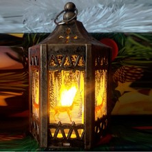 Oktay Sesal 6gen Noel Baba Geyiği Yılbaşı Feneri Noel Geyiği Gemici Feneri Işıklı Fener Yılbaşı Süsleri