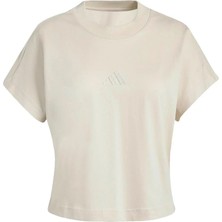 adidas Kadın  Bej  T-shirt W ALL SZN TEE JY7811