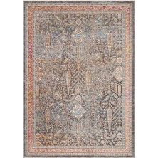 Kalesta Halı Nova 01 Multy Renkli ve Uşak El Dokuma Halı Desenlerine Sahip Oturma Odası, Salon Halısı Halısı