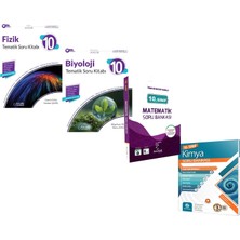 Akm Kitap 10. Sınıf Palme Fizik ile Biyoloji Karekök Matematik ve Bilgi Sarmal Kimya Soru Bankası Seti 4 Kitap