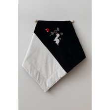 Özgürce Yumuşak Pamuklu Çift Kat Elyaf Dolgulu Kadife Bebek Battaniyesi